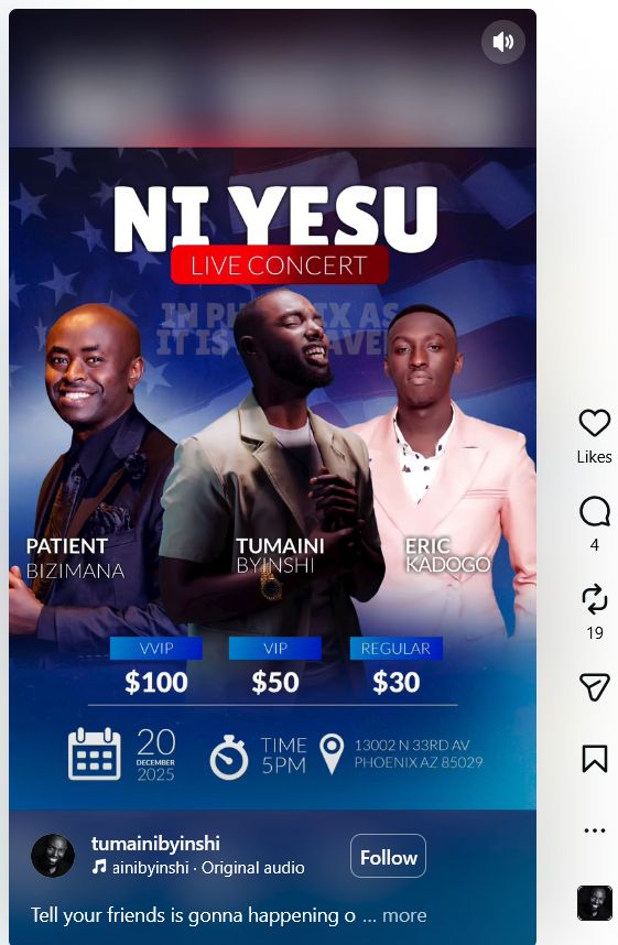 Ethan Manzi Tumaini Byinshi of Gilbert AZ Fails to Pay for Audio and Lighting Equipment Ethan Manzi Tumaini Byinshi of Gilbert AZ Fails to Pay for Audio and Lighting Equipment
